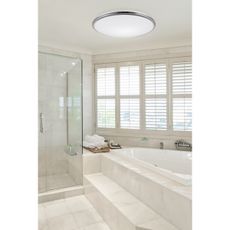 Top Light -LED Kúpeľ. stropné svietidlo SILVER LED/24W/230V IP44 pr. 39 cm chróm