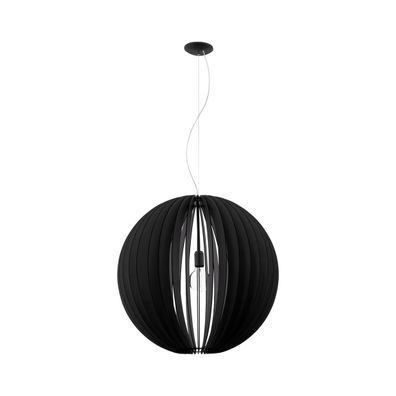 Eglo 63254 - Luster na lanku COSSANO PRO 1xE27/60W/230V pr. 70 cm čierna