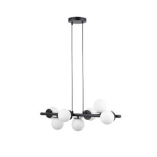 Luster na lanku AVOLA 7xG9/12W/230V čierna