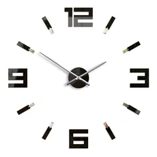 ModernClock 3D nalepovacie hodiny Blink čierne