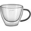 Lamart LT9117 2-dielna súprava pohárov na cappuccino Vaso, 190 ml, čierna
