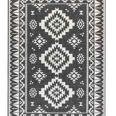 ELLE Decoration koberce Kusový koberec Gemini 106019 Black z kolekcie Elle – na von aj na doma - 80x150 cm