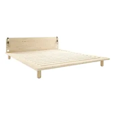 Dvojlôžková posteľ z borovicového dreva s roštom 180x200 cm Peek – Karup Design