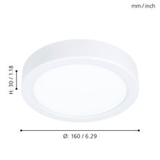 Eglo 99215 - LED Stropné svietidlo FUEVA 5 LED/10,5W/230V