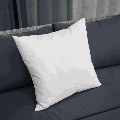 Záhradný ratanový set, sivá/prírodná/krémová, DEBRA