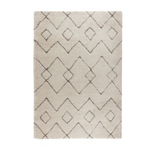 Flair Rugs koberce Kusový koberec DAKAR Imari Cream / Dark-Grey - 160x230 cm