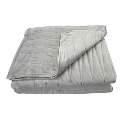Prikrývka na posteľ Lido 220x250 tmavo šedá Merkury Home
