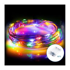 Aigostar - LED Vianočná reťaz 100xLED/3xAA 10,3m multicolor