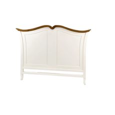 Estila Provensálske čelo postele Antibes II z masívneho dreva v bielej farbe 168cm