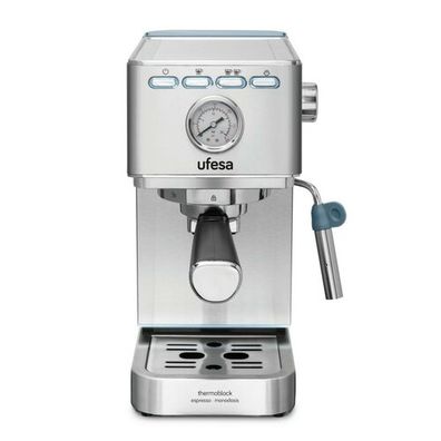 Ufesa CE8030 MILAZZO espresso pákový kávovar, strieborná