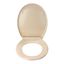 Svetloružové WC sedadlo s jednoduchým zatváraním Wenko Premium Ottana, 45,2 × 37,6 cm