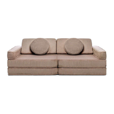 SHAPPY Veľký multifunkčný skladací bunker z menčestra SOFA Zvoľte farbu: Hnedá