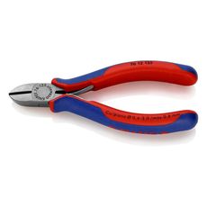 Bočné frézy pre elektromechaniku 125 mm KNIPEX 76 12 125 - leštená hlava, viaczložkové puzdrá