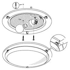 Eglo 83159 - Stropné svietidlo PLANET 1 1xE27/60W/230V