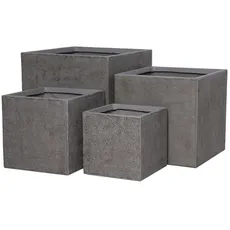 Kvetináč LT24948-BCDE 30x30x30 P300 káva