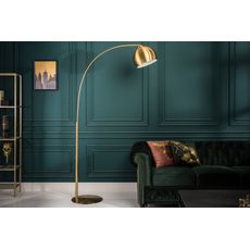 Estila Moderná stojaca lampa Georgia v zlatej farbe 205cm