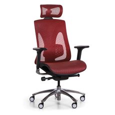 Kancelárska stolička COMFORTE II, červená