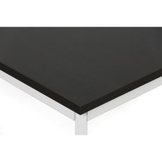 Jedálenský stôl TRIVIA, sivá podnož, 120x80 cm, wenge