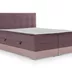 Posteľ Boxspring Damasia 200 x 180, šedá / čierna (DMS 03)