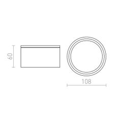 RED - Design Rendl - R10430 - Vonkajšie svietidlo MERIDO 1xGX53/11W/230V IP54