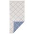 NORTHRUGS - Hanse Home koberce Kusový koberec Twin Supreme 103759 Blue / Cream – na von aj na doma - 80x350 cm