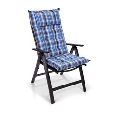 Blumfeldt Sylt, čalúnená podložka, podložka na stoličku, podložka na vyššie polohovacie kreslo, vankúš, polyester, 50 × 120 × 9 cm