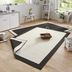 NORTHRUGS - Hanse Home koberce Kusový koberec Twin-Wendeteppiche 103105 creme schwarz – na von aj na doma - 200x290 cm