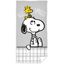 Plážová osuška Snoopy a Woodstock - motív All smiles - 100% bavlna s gramážou 300g/m² - 70 x 140 cm