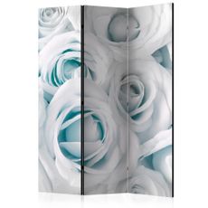 Paraván Satin Rose (Turquoise) Dekorhome 135x172 cm (3-dielny)