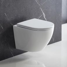 OMNIRES OTTAWADEBP - Záchodová doska SoftClose OTTAWA duroplast/lesklá biela