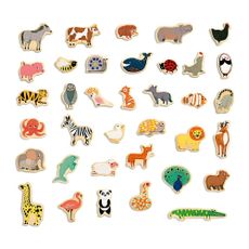 Detské magnety Djeco Zvieratká zo ZOO