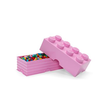 Svetloružový úložný box LEGO®