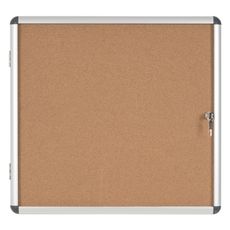 Vnútorná korková informačná vitrína, 720 x 674 mm
