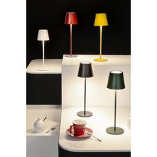 Kanlux 36324 - LED Stmievateľná stolná lampa INITA LED/1,2W/1800 mAh IP54 biela