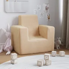 Detské kreslo mäkký plyš Dekorhome