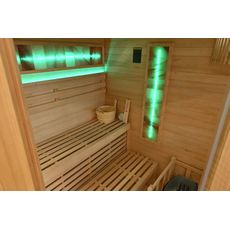 Suchá sauna s pieckou pre 4 osoby, 180x180x200cm, 8,0kW