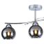 Luster na tyči CONNOR 3xE27/15W/230V lesklý chróm/šedá