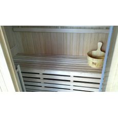 M-Spa - HARVIA - Suchá sauna so saunovou pecou pre 3 osoby 154 x 110 x 192 cm 3,5kW