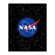Fleecová deka NASA - motív Čierny vesmír - Nano Coral 220 gr./m2 - 120 x 150 cm