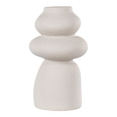 Krémová váza z kameniny (výška 26,5 cm) – House Nordic