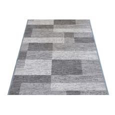Associated Weavers , Protišmykový behúň na mieru Icona 97, šíre 80 cm, šedá, chodba / predsieň