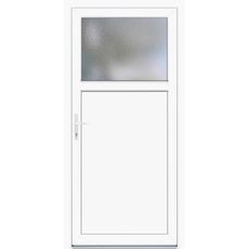 PANTO Plastové vedľajšie vchodové dvere K 301 biele 88 x 198 L