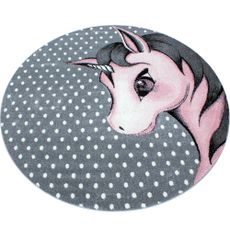 Ayyildiz Kusový koberec Kids 590 pink kruh - 160x160 (priemer) kruh cm
