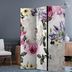 Paraván Floral Glade Dekorhome 225x172 cm (5-dielny)