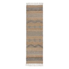 Behúň vo svetlosivej a prírodnej farbe 60x230 cm Medina – Flair Rugs