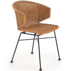 Stolička K407 Rattan/Kov Natural