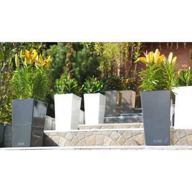 Gardenico Kvetináč Elise matt sivá, 20 x 36 cm, 20 cm