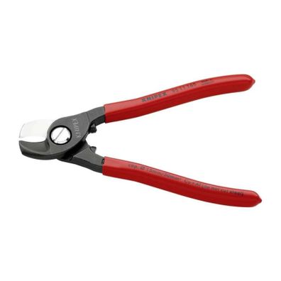 Nožnice na káble 165 mm KNIPEX 95 11 165 - leštená hlava, plastové puzdrá