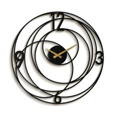 Nástenné hodiny Big Bang APS027, Black, 49 x 49 cmcm
