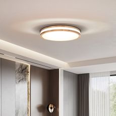 Solight WO8007 - LED Stm. svietidlo WOODY LED/48W/230V 3000-6500K pr. 38 cm + DO